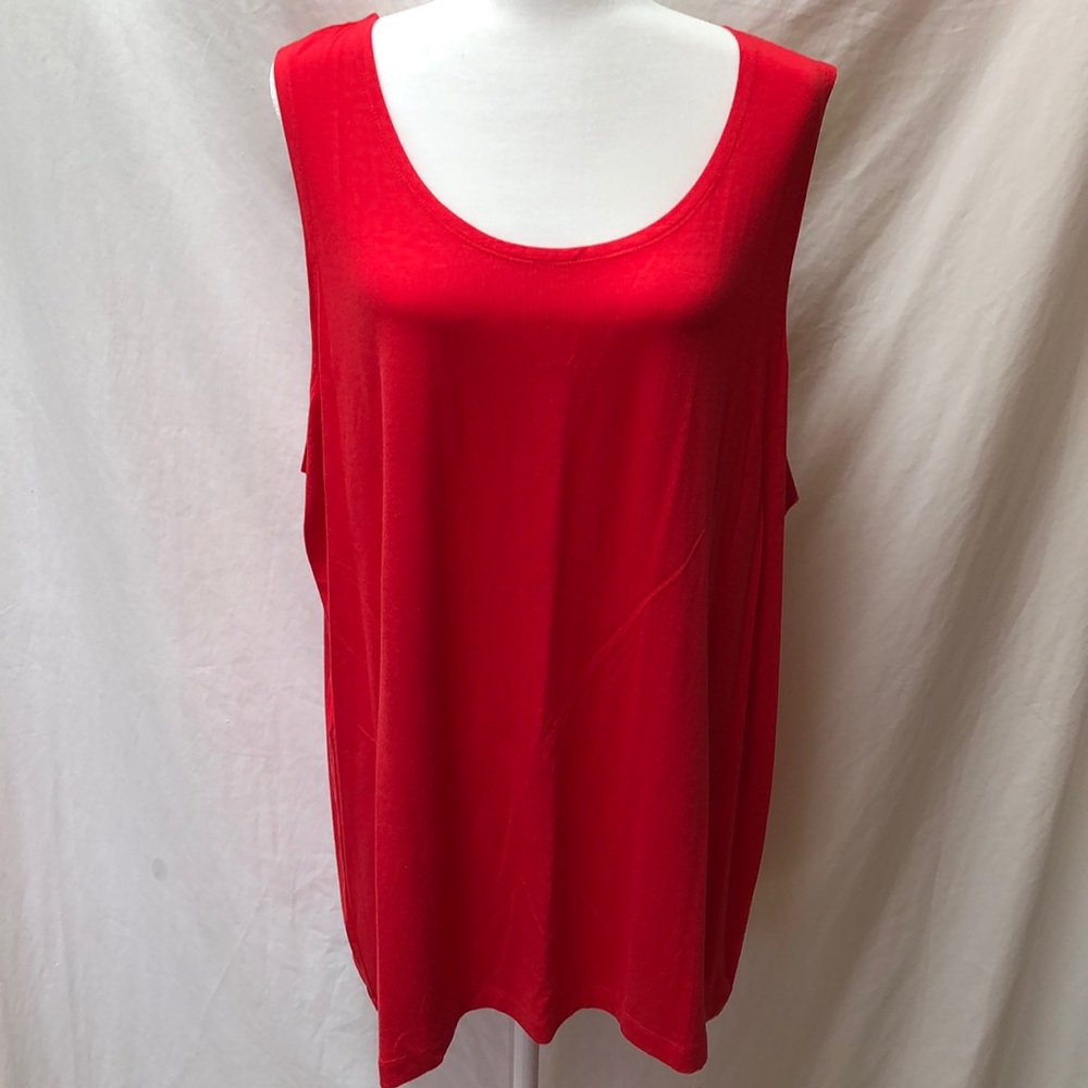 Kate & Mallory (2) Pink & Red Tank Tops Size 2X - Picture 5 of 10